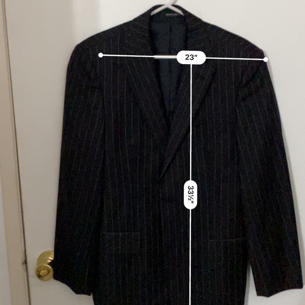 Hugo boss selection pinstripe blazer super 120 EUC - Picture 8 of 9